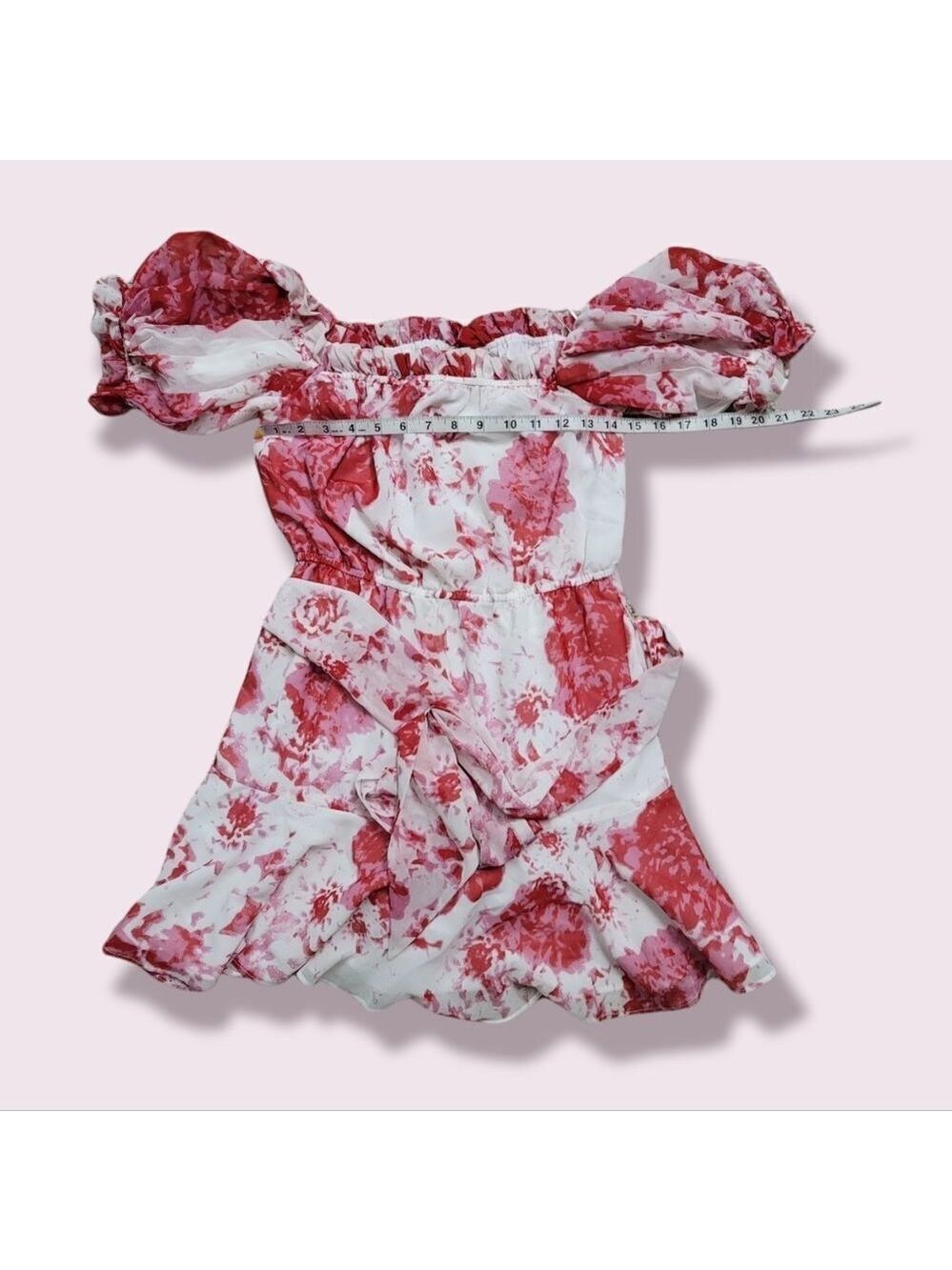 Keepsake The Label Ruffle Rose Mini Dress - Picture 10 of 13